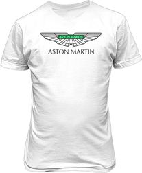Футболка мужская. Значок Aston Martin.