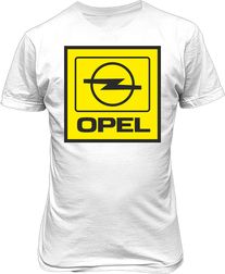 Футболка мужская. Эмблема Opel.