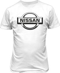 Футболка мужская. Эмблема Nissan.