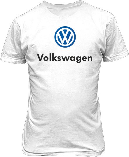 Футболка мужская. Эмблема Volkswagen.