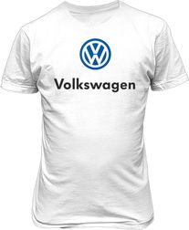 Футболка мужская. Эмблема Volkswagen.