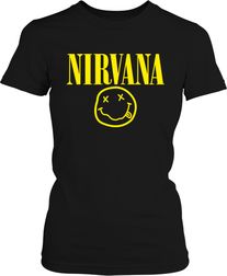 Футболка жіноча. Nirvana “Smiley Face”