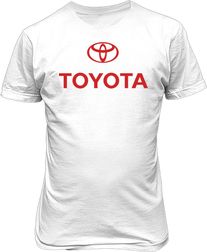Футболка мужская. Toyota. Эмблема.
