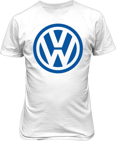 Футболка мужская.  Логотип Volkswagen.