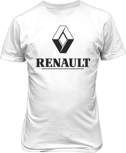Футболка мужская. Логотип Renault.
