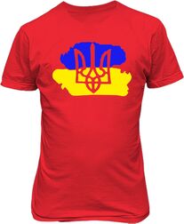 Футболка чоловіча. Тризуб на прапорі