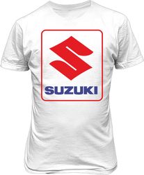 Футболка мужская. Логотип Suzuki.