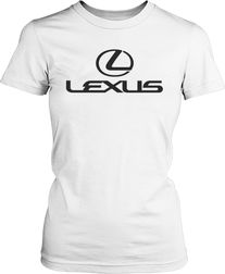 Футболка женская. Логотип Lexus.