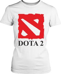 Футболка жіноча. Лого Dota 2