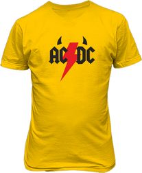 Футболка чоловіча. AC-DC лого з рогами.