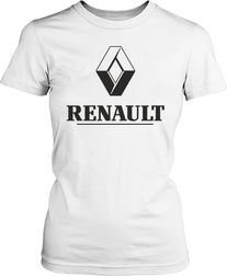 Футболка женская. Логотип Renault.