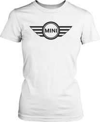 Футболка жіноча. Лого Mini cooper.