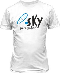 Футболка мужская. Sky paragliding.