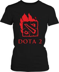 Футболка жіноча. Dota 2 у вогні