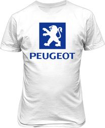 Футболка чоловіча. Емблема Peugeot.