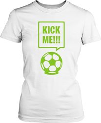 Футболка женская. Kick me!!!