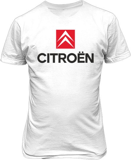 Футболка мужская. Логотип Citroen.