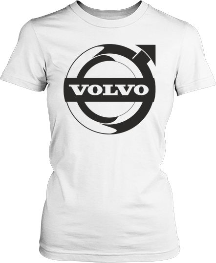 Футболка жіноча. Логотип Volvo.