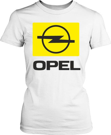Футболка жіноча. Логотип Opel.