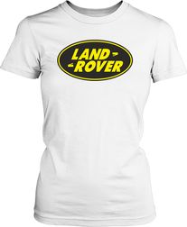 Футболка женская. Лого Land rover.