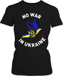 Футболка женская. Голубь мира. No war in Ukraine