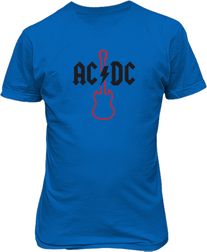 Футболка чоловіча. AC-DC лого з гітарою.